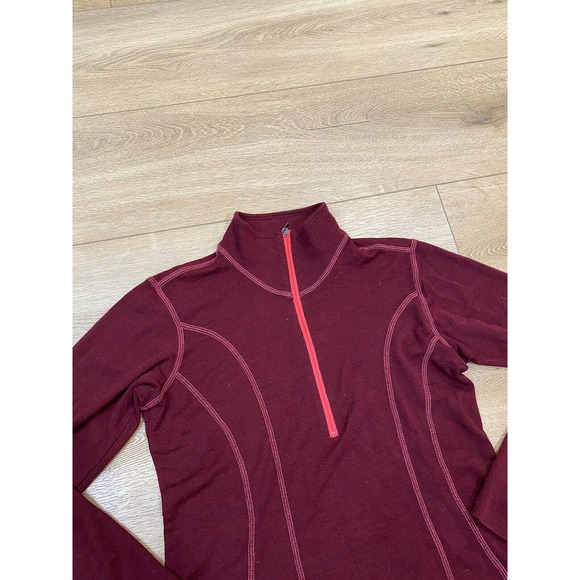 Kuhl Sweater Womens Large 1/2 Zip Base layer Merino Wool Outdoors Hiking - Picture 2 of 6